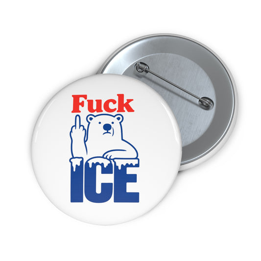 Angry Polar Bear, Fuck ICE - Pin